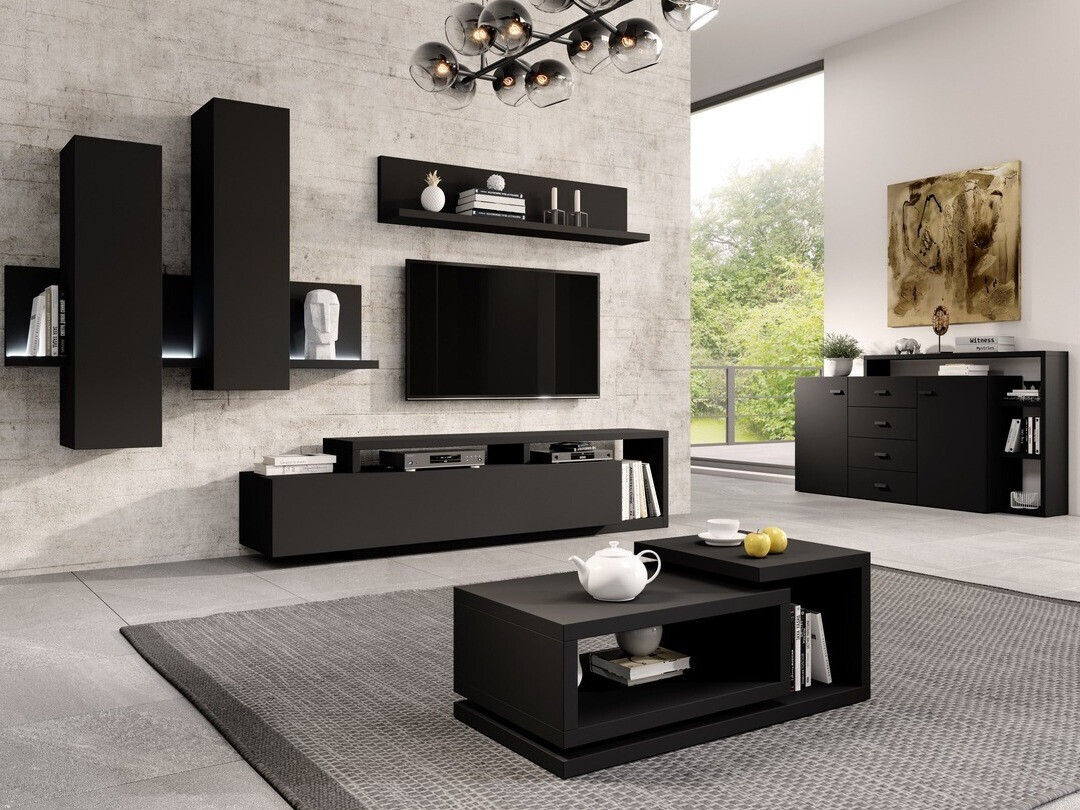 Stolić za kavu Lutiva 104 (Mat crna)