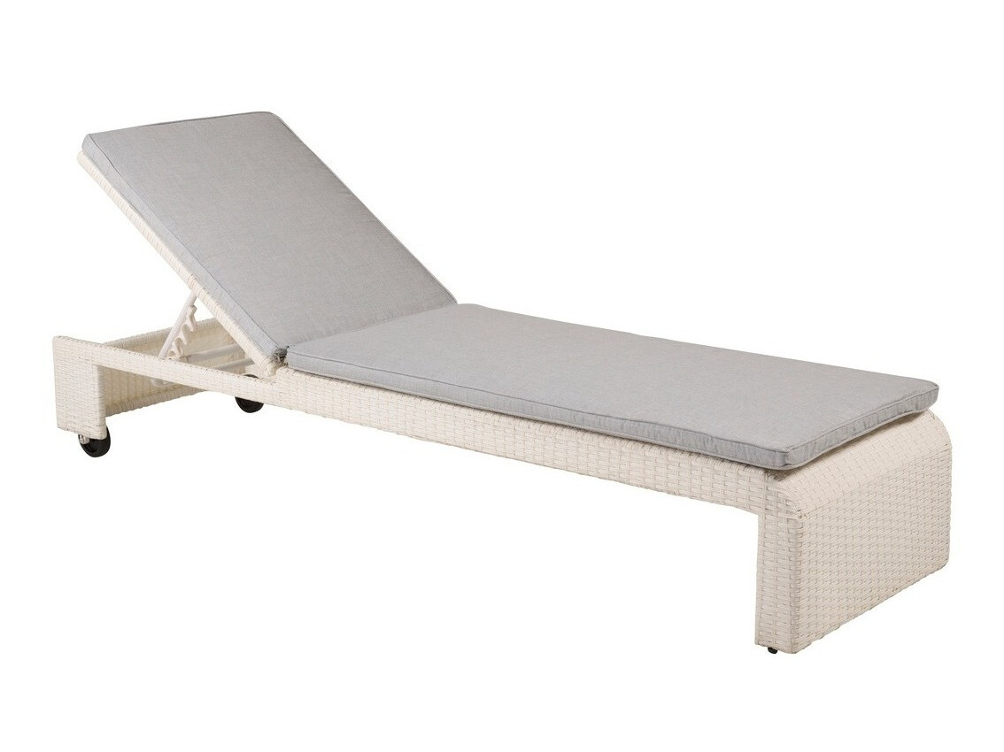 Vrtna ležaljka Dallas 771 (Bijela + Siva)