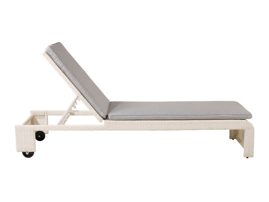 Vrtna ležaljka Dallas 771 (Bijela + Siva)