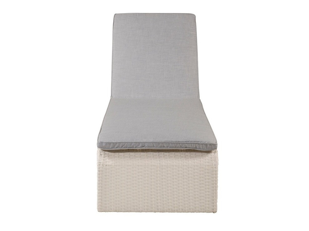 Vrtna ležaljka Dallas 771 (Bijela + Siva)