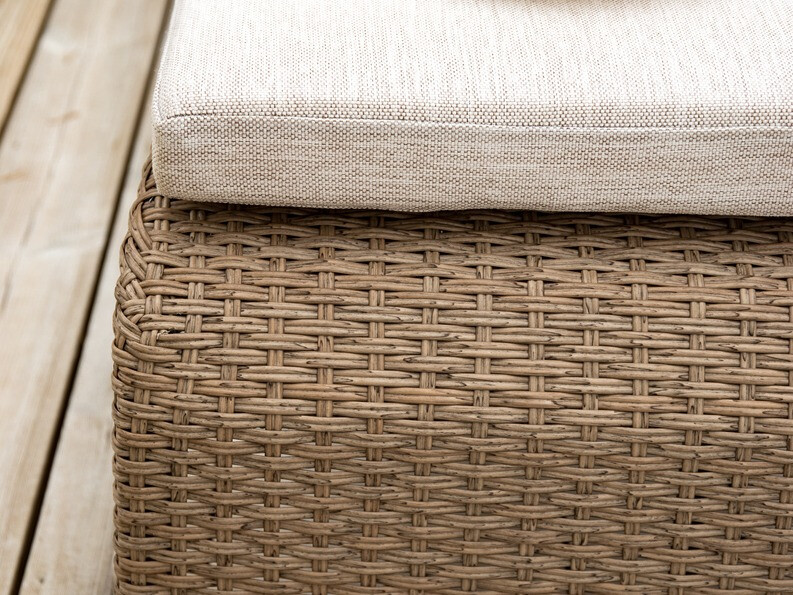 Vrtna ležaljka Dallas 771 (Svijetlo smeđa + Bež)