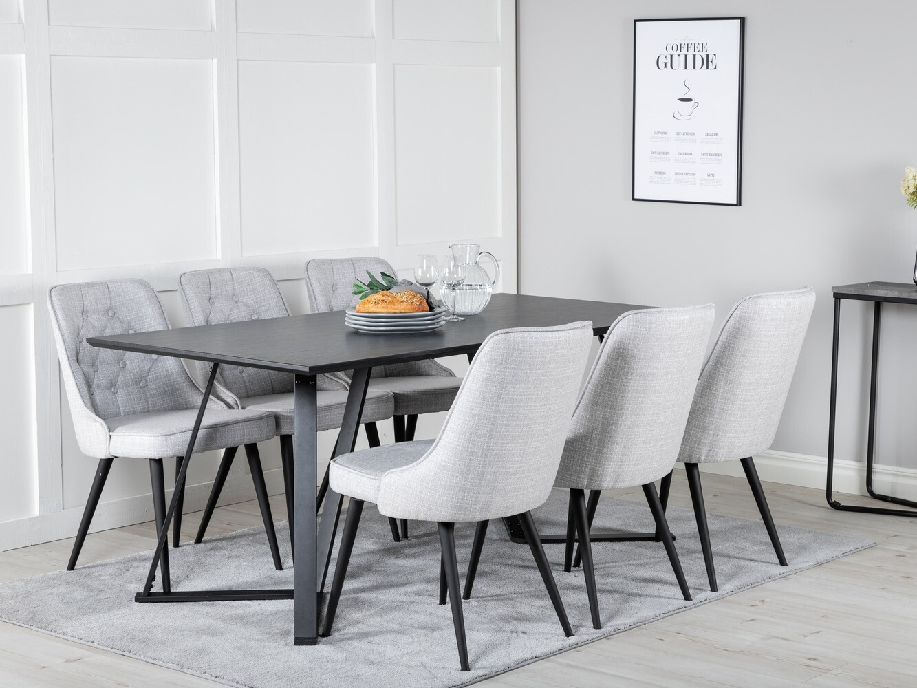 Blagovaonski set Dallas 1629 (Siva)