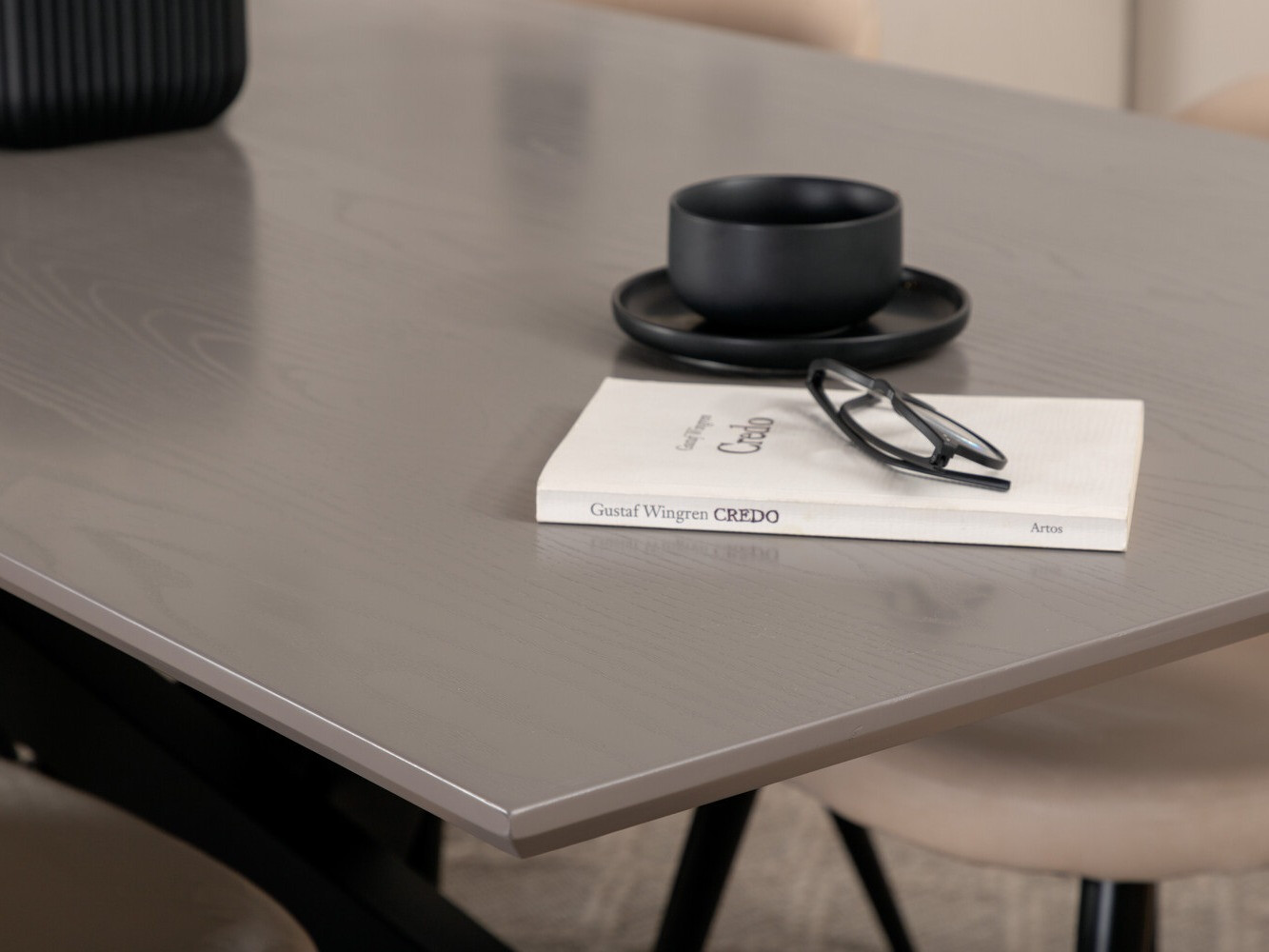 Blagovaonski set Dallas 3035 (Krem + Crna)