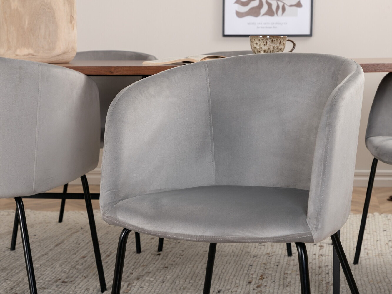 Blagovaonski set Dallas 2793 (Siva + Crna)