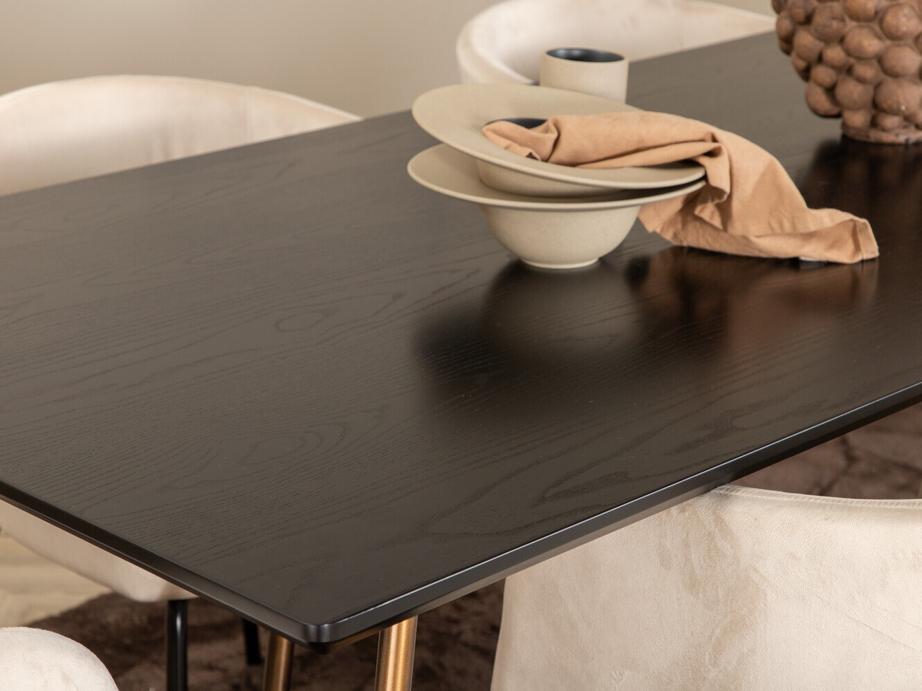 Blagovaonski set Dallas 4191 (Krem + Crna)