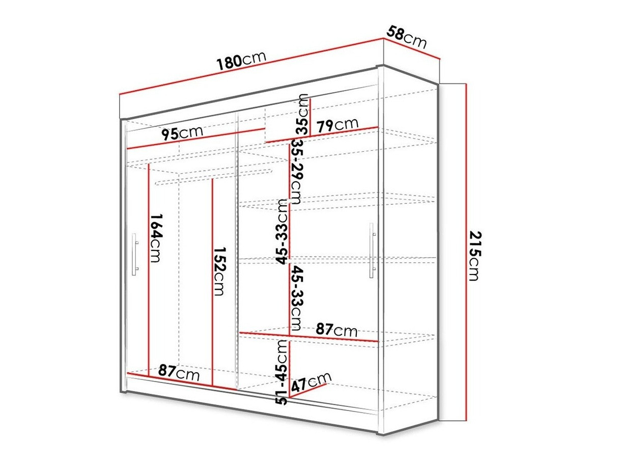 Ormar Closico Pallor I (Crna)