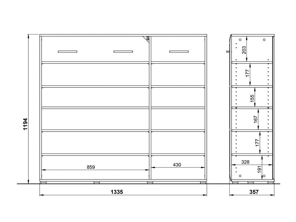 Set za hodnik Livromu 114