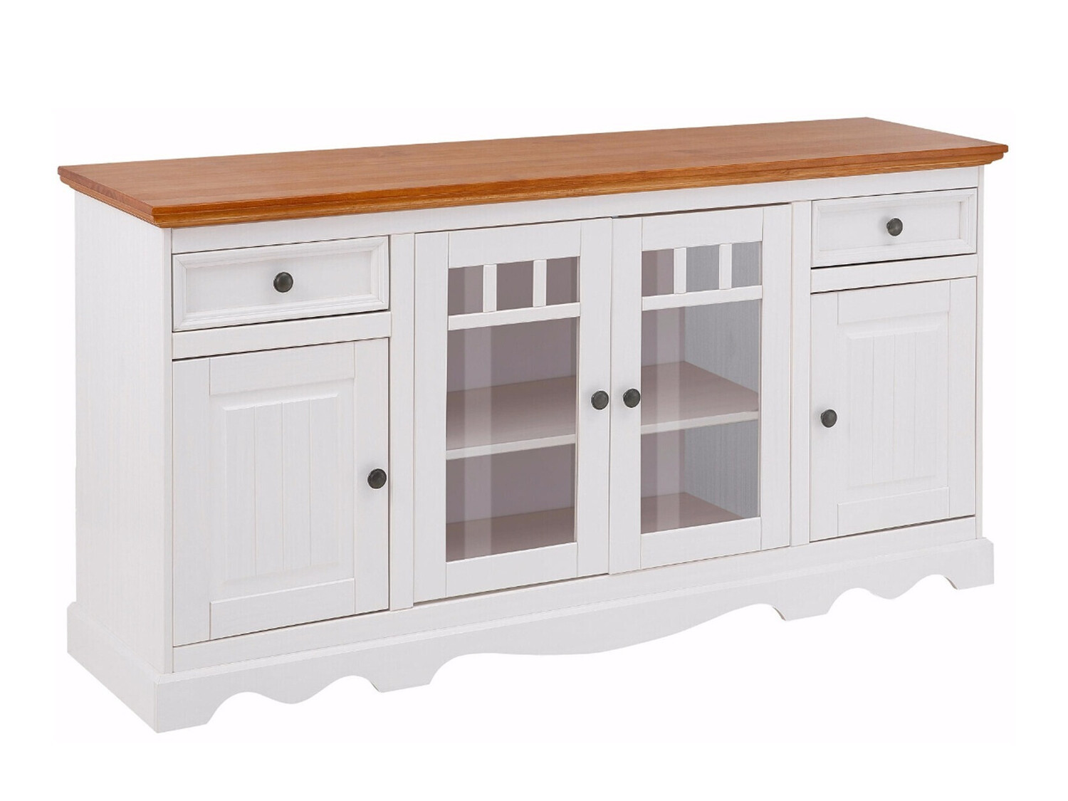 Komoda Fentivo 107 (Bijela + Hrast u boji meda)