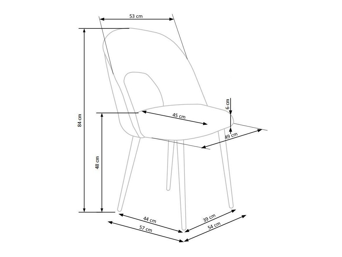 Stolica Houston 960 (Siva + Crna)