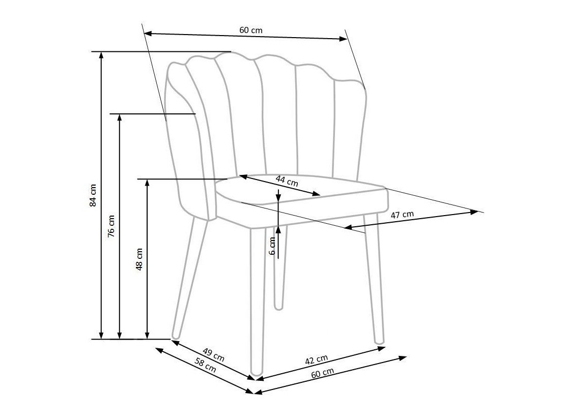 Stolica Houston 975 (Siva + Crna)