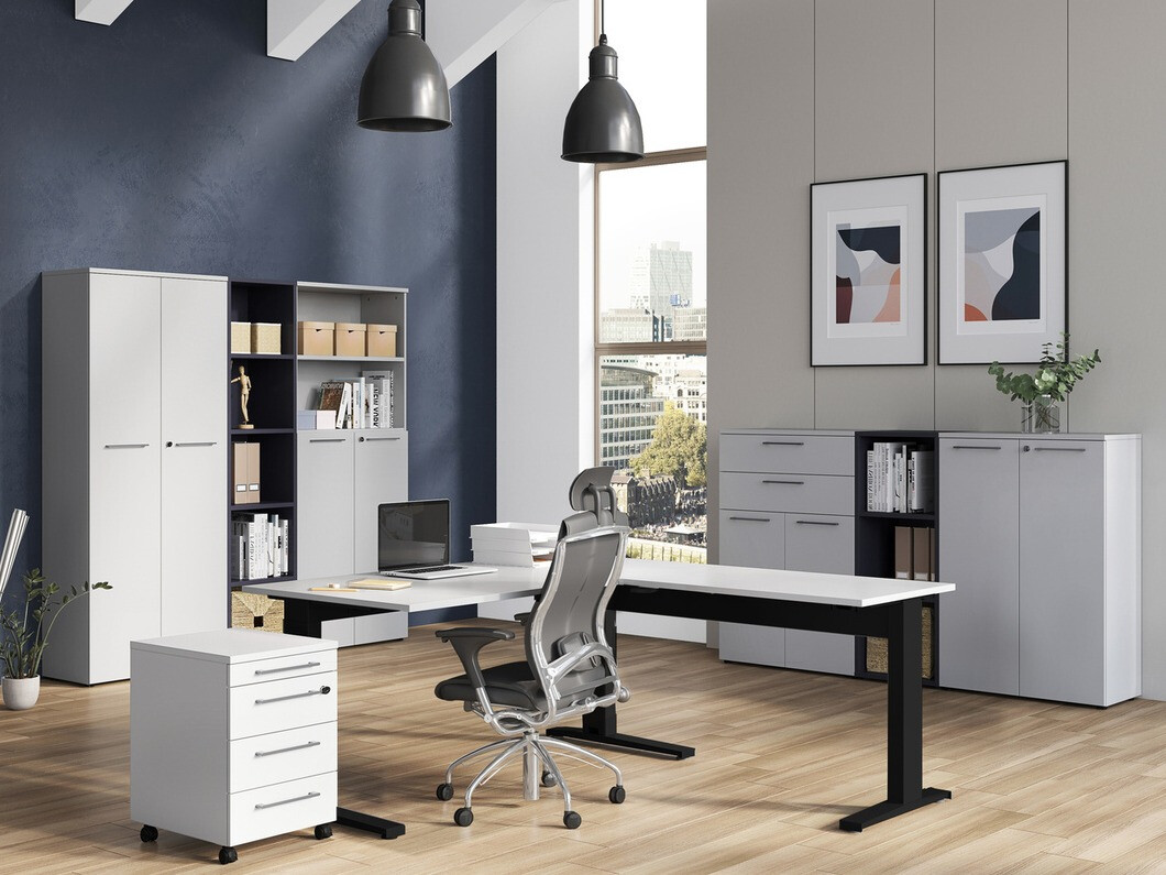 Ladičar Eliromo 107 (Svijetlo siva)