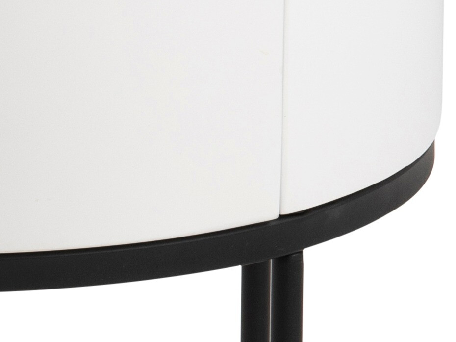 Pomoćni stolić Norsica 595 (Bijela + Crna)