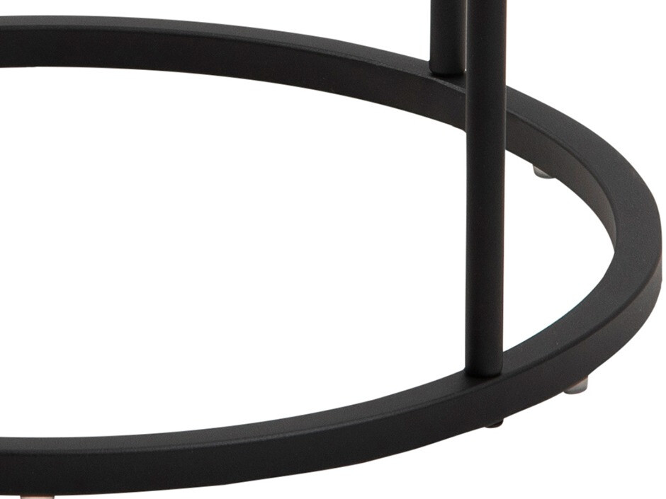 Pomoćni stolić Norsica 595 (Bijela + Crna)