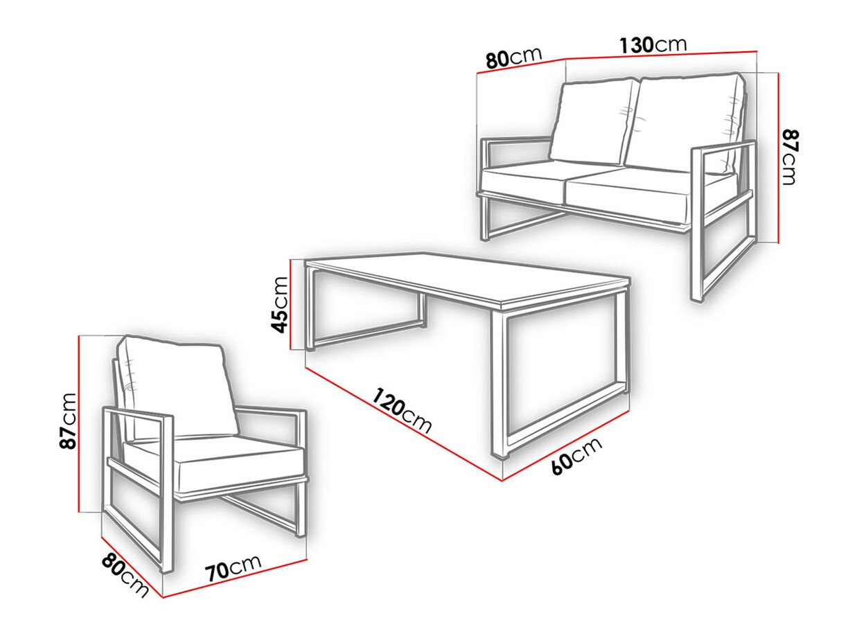 Set vrtnog namještaja Germantown 104