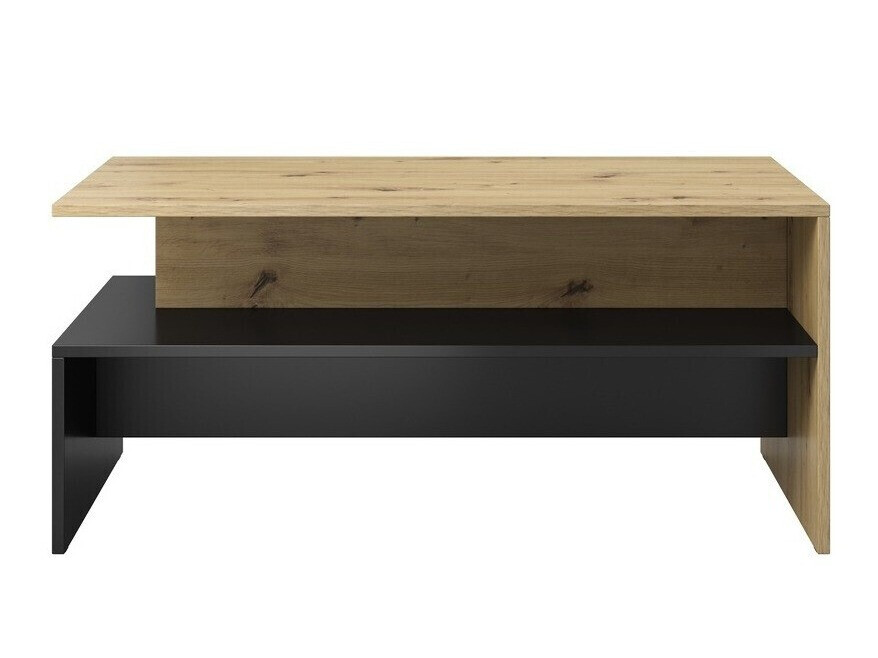 Stolić za kavu Serodeu 103 (Hrast Artisan + Mat crna)