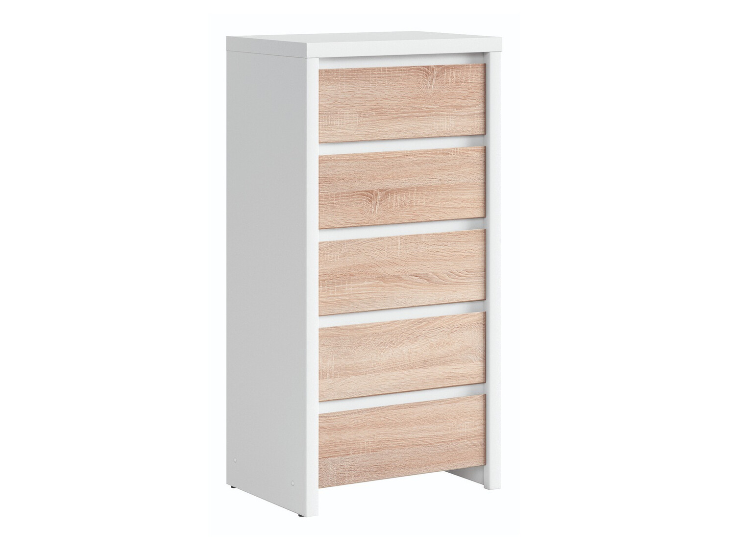 Komoda Nolroma 106 (Bijela + Somoma hrast)