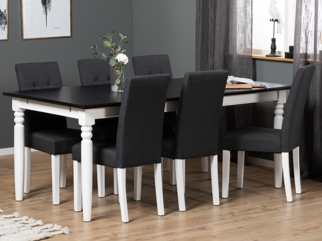 Blagovaonski set Scandinavian Choice 652 (Crna + Bijela + Siva)