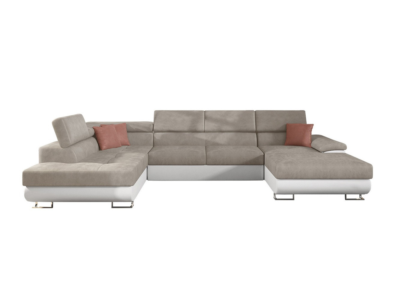 Kutna garnitura Comfivo Ruta IV (Soft 017 + Uttario Velvet 2979 + Uttario Velvet 2955 St)