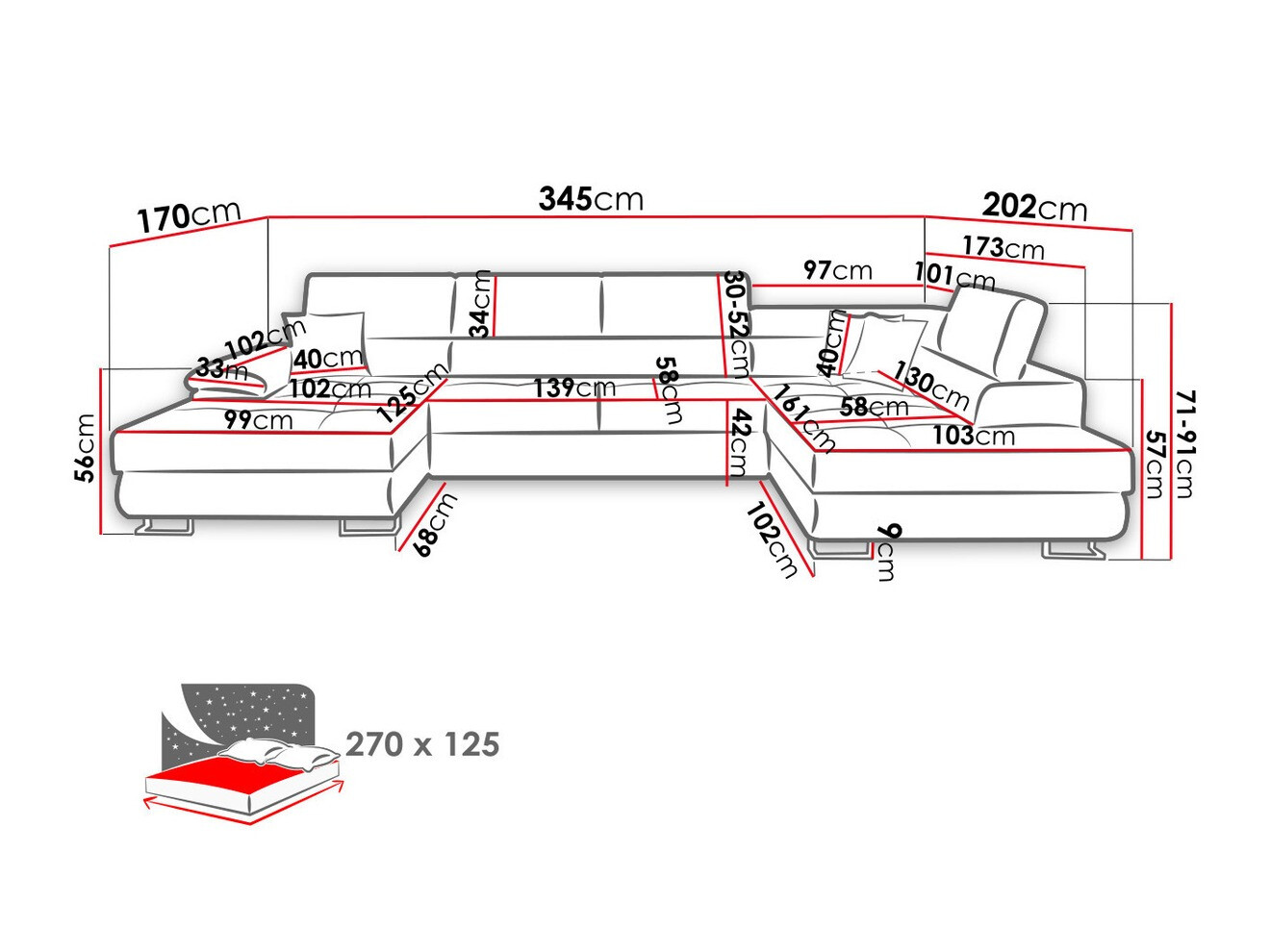 Kutna garnitura Comfivo Ruta IV (Uttario Velvet 2979 + Senegal 825)