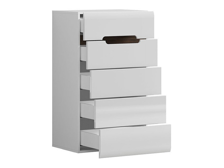 Komoda Serveso 103 (Bijela + Sjajno bijela)