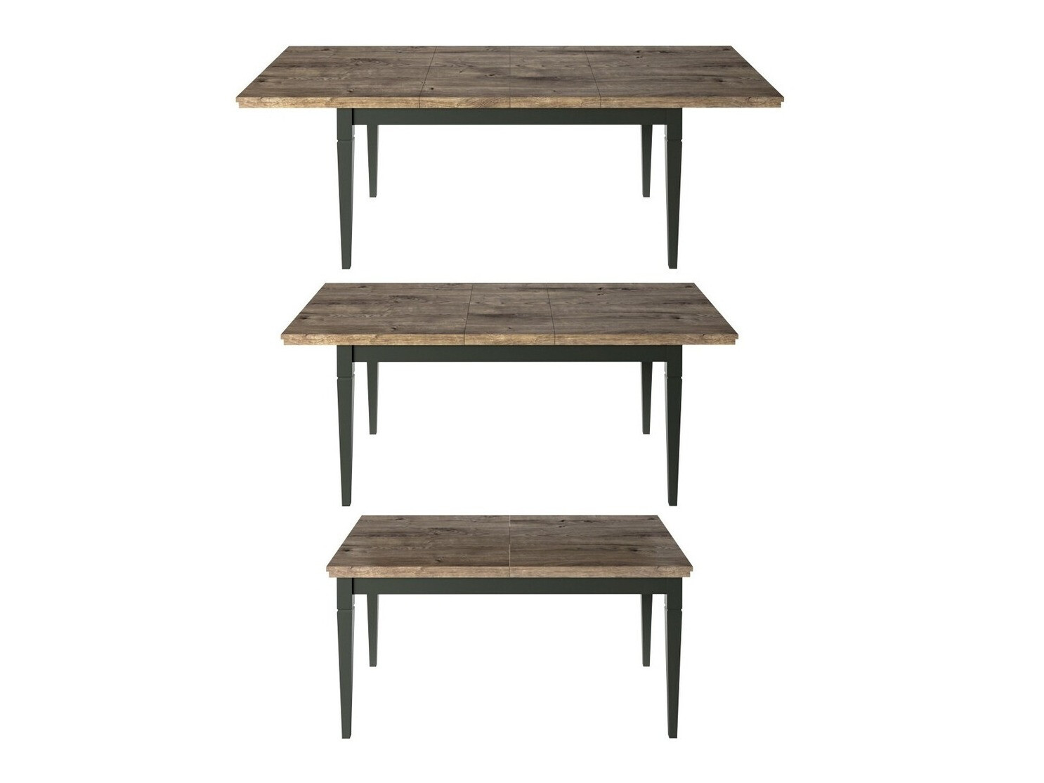 Stol Tolnue 107 (Tamnozelena + Hrast Lefkas)