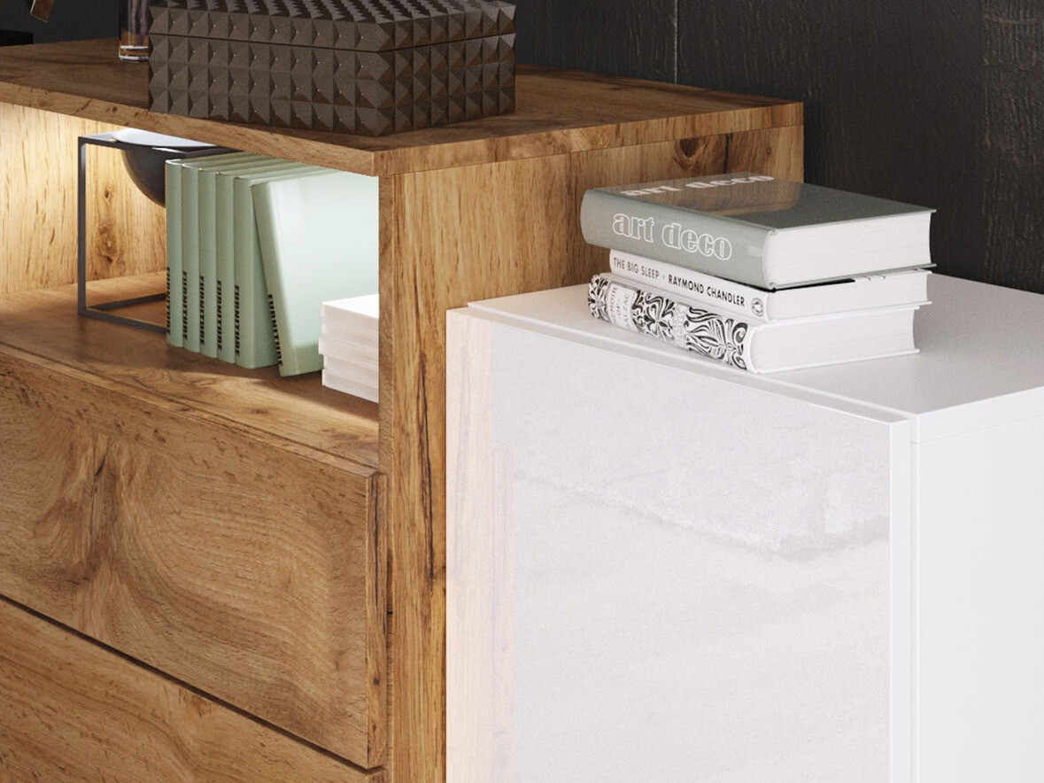 Komoda Sarasota 127 (Wotan hrast)