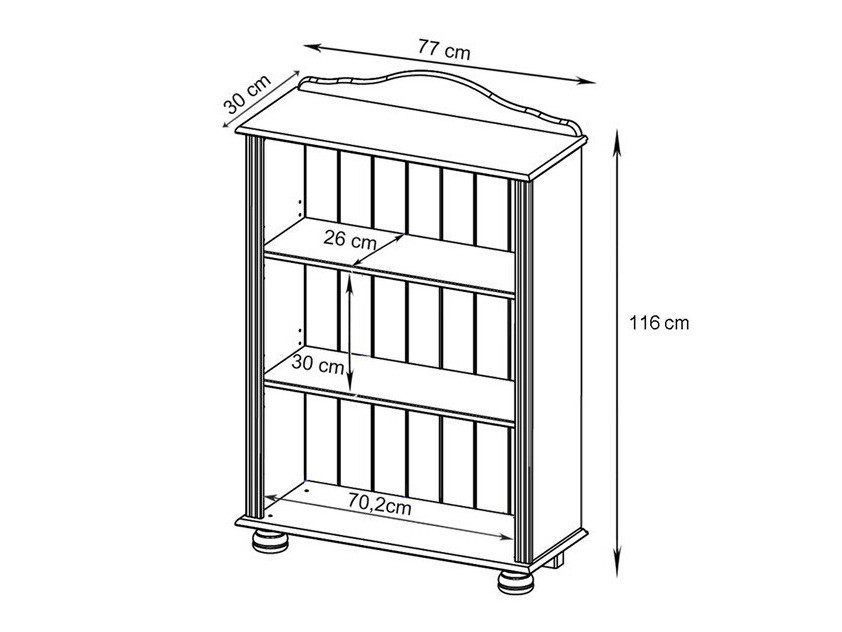 Polica Fenlaru 100 (Bijela)