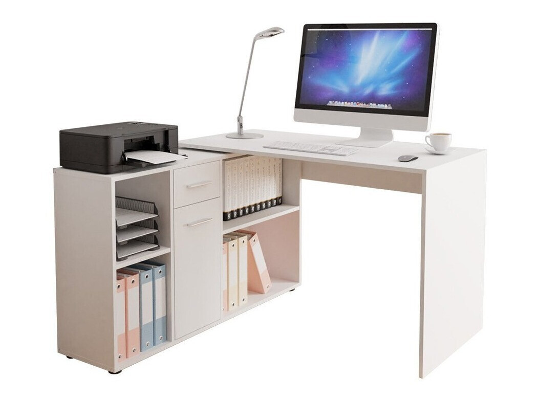 Kutni uredski stol Bristol 122 (Bijela)