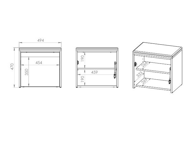 Ormarić za cipele Vosoe 100