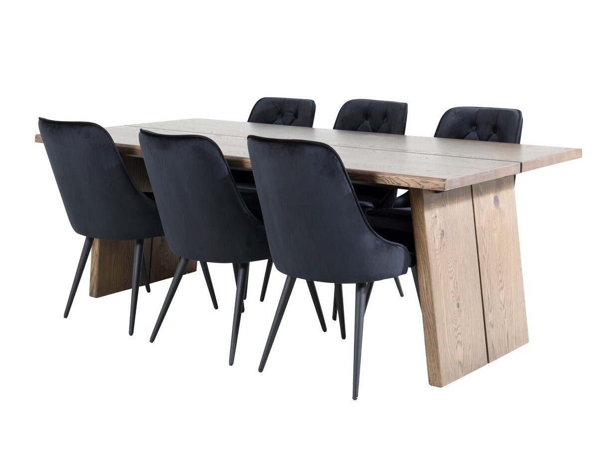 Blagovaonski set Dallas 1807 (Crna)