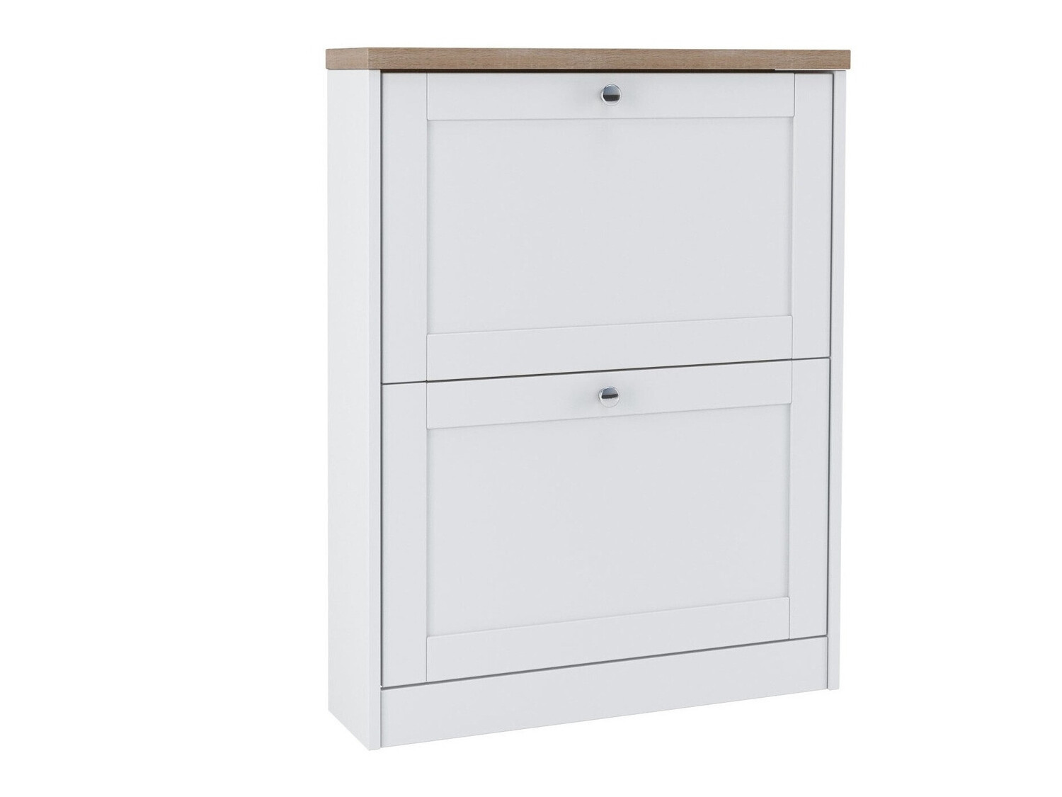 Ormarić za cipele Cirtene 100 (Bijela + Hrast)