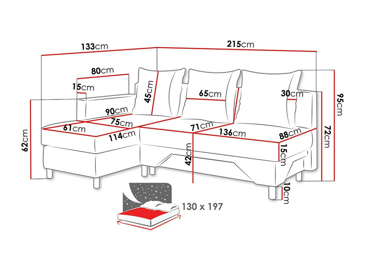 Kutna garnitura Akron 100 (Alova 68 + Alova 07)