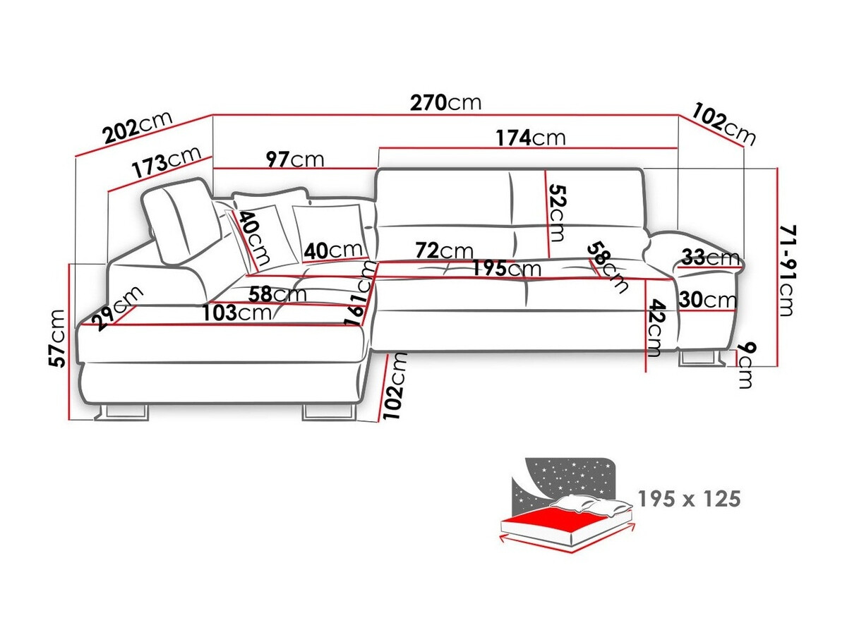 Kutna garnitura Comfivo Ruta II (Uttario Velvet 2979 + Senegal 825)