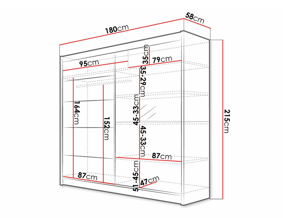 Ormar Closico 142 (Bijela)