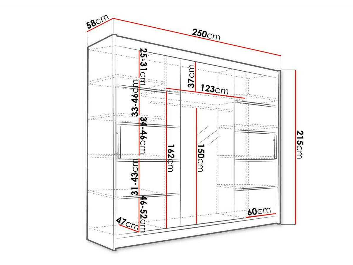 Ormar Closico Ordo VI (Bijela)