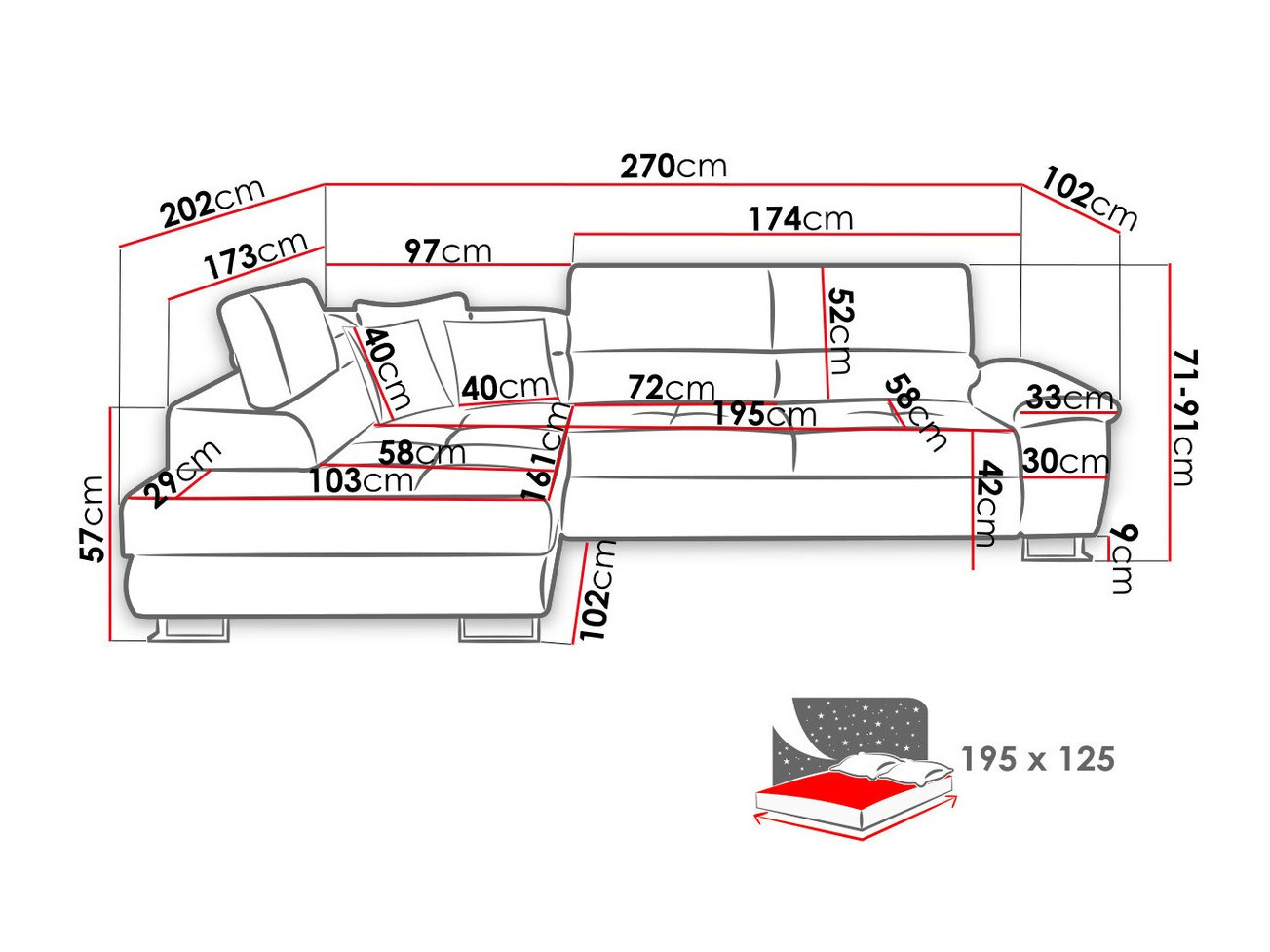 Kutna garnitura Comfivo 166 (Uttario Velvet 2955 + Uttario Velvet 2979)