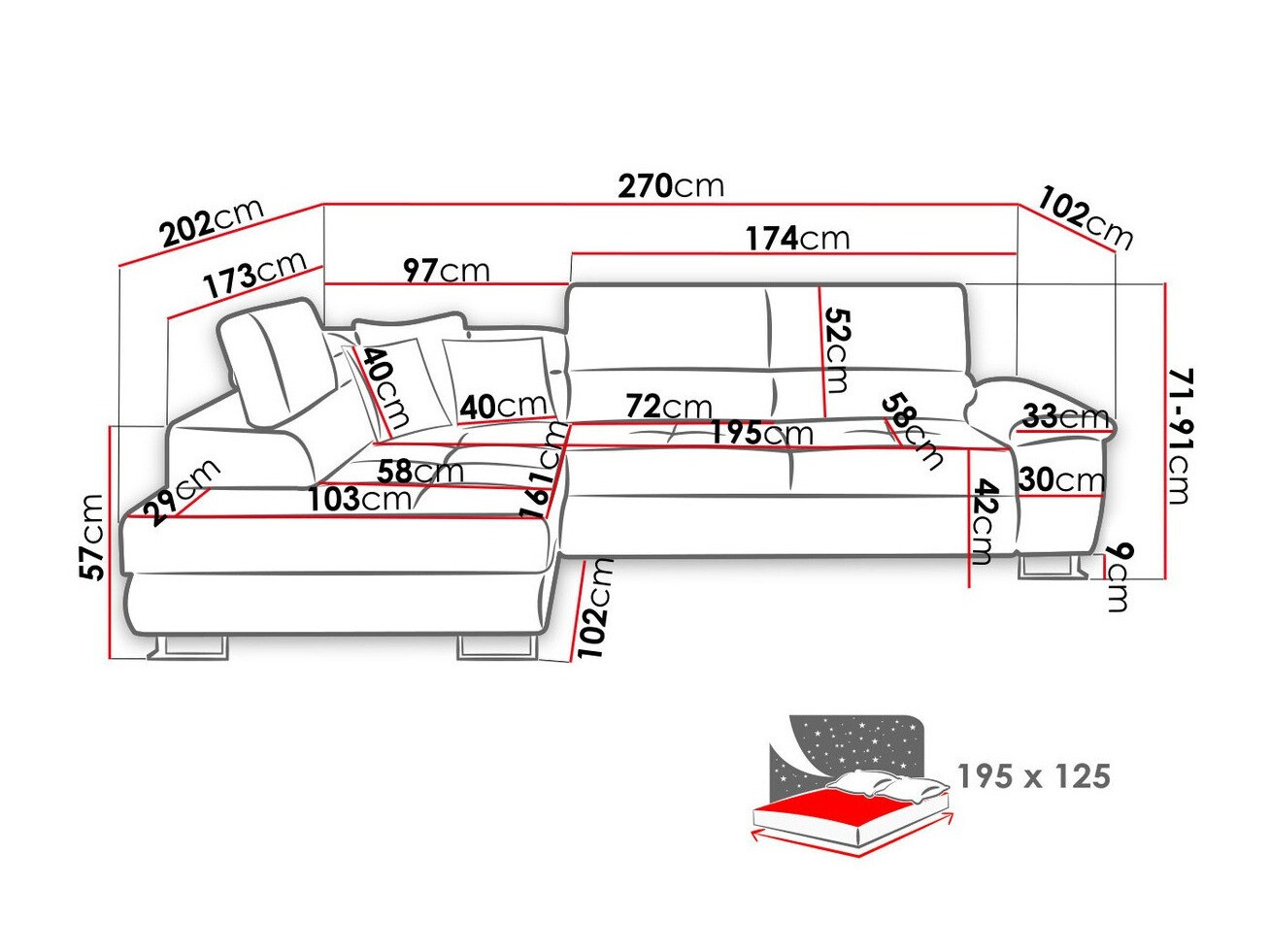Kutna garnitura Comfivo 166 (Uttario Velvet 2980 + Muna 14)