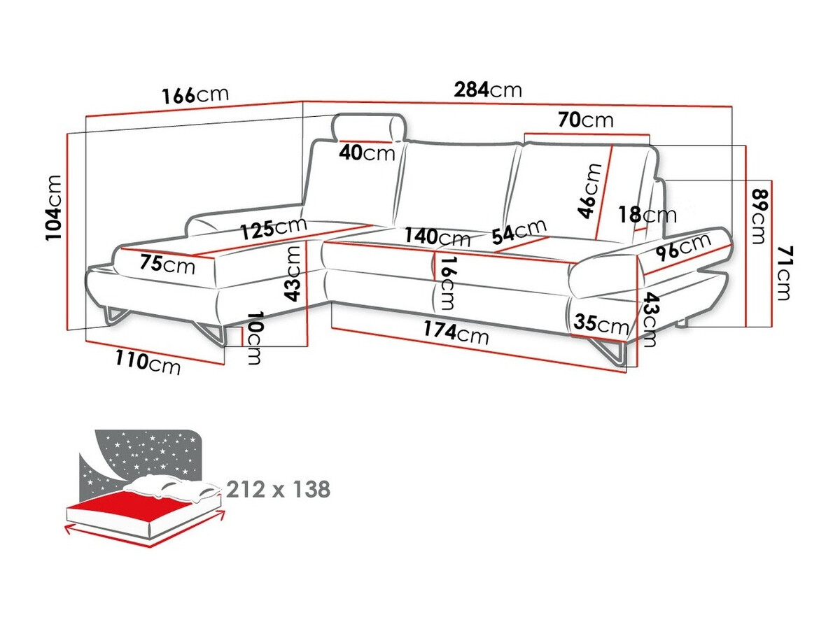 Kutna garnitura Kingston 108