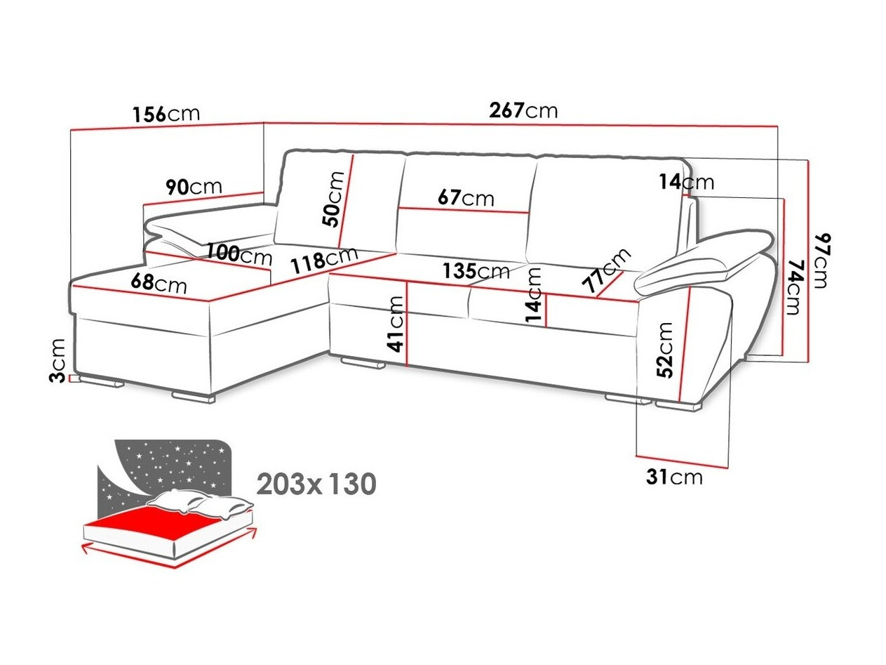 Kutna garnitura Arvada 114