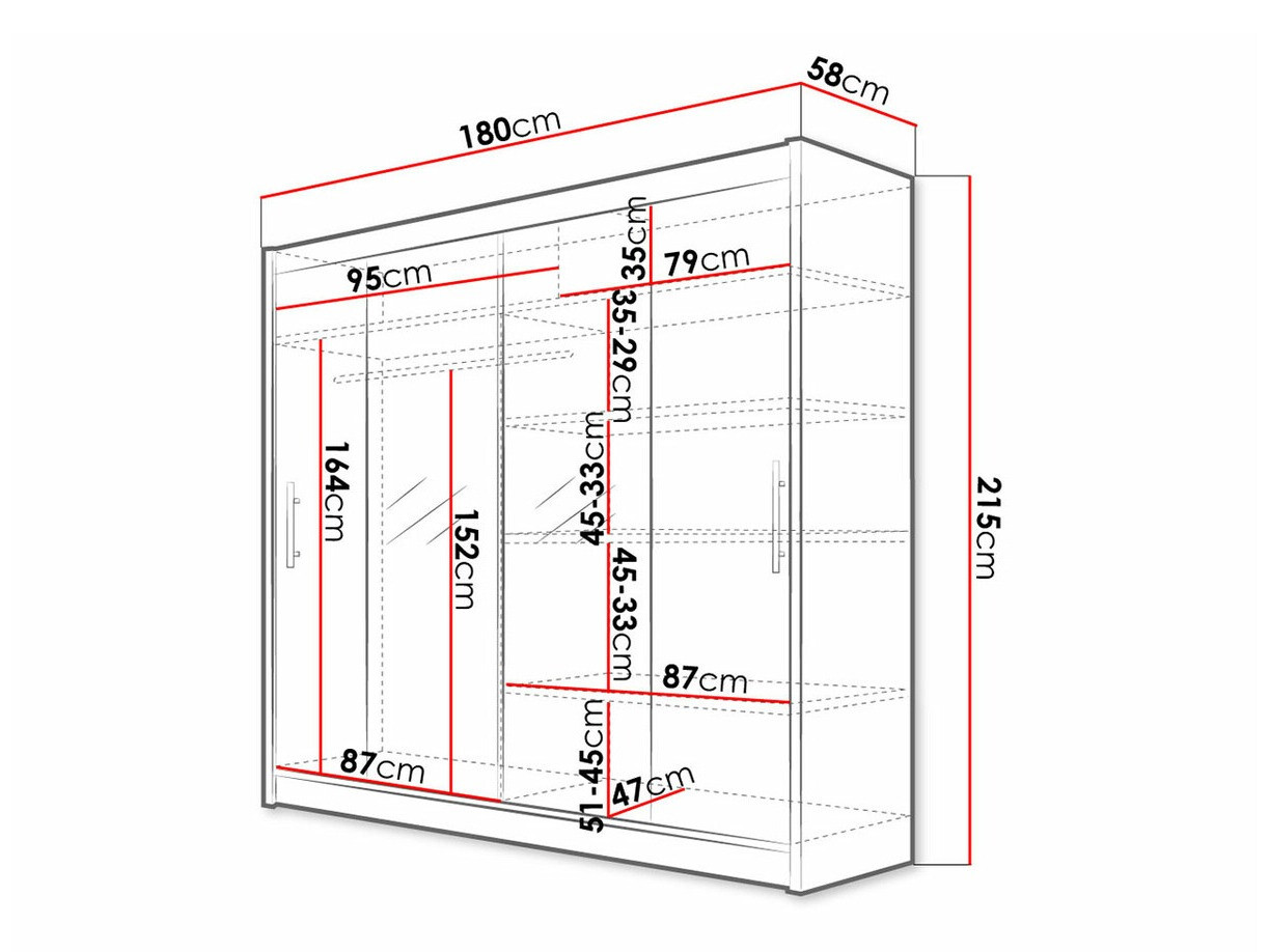 Ormar Closico Pallor II (Bijela)