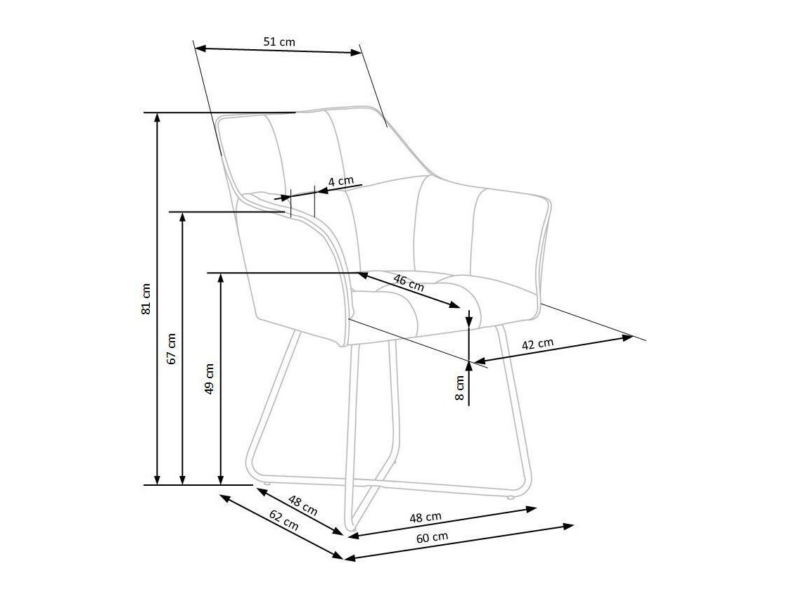 Stolica Houston 834 (Bež)