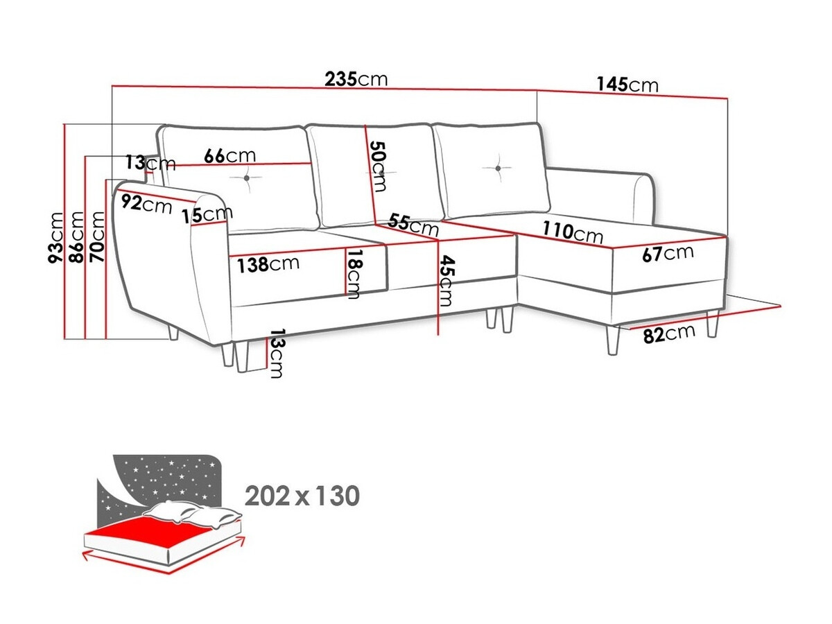 Kutna garnitura Muncie 105 (Lux 33)