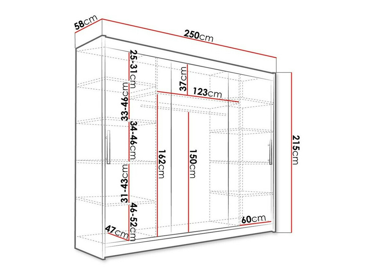 Ormar Closico Ordo II (Bijela)