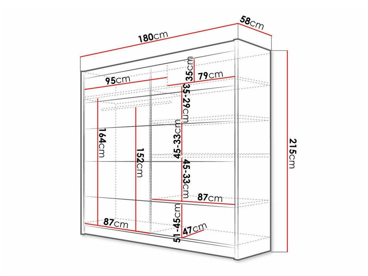 Ormar Closico Cavaris IV (Bijela)