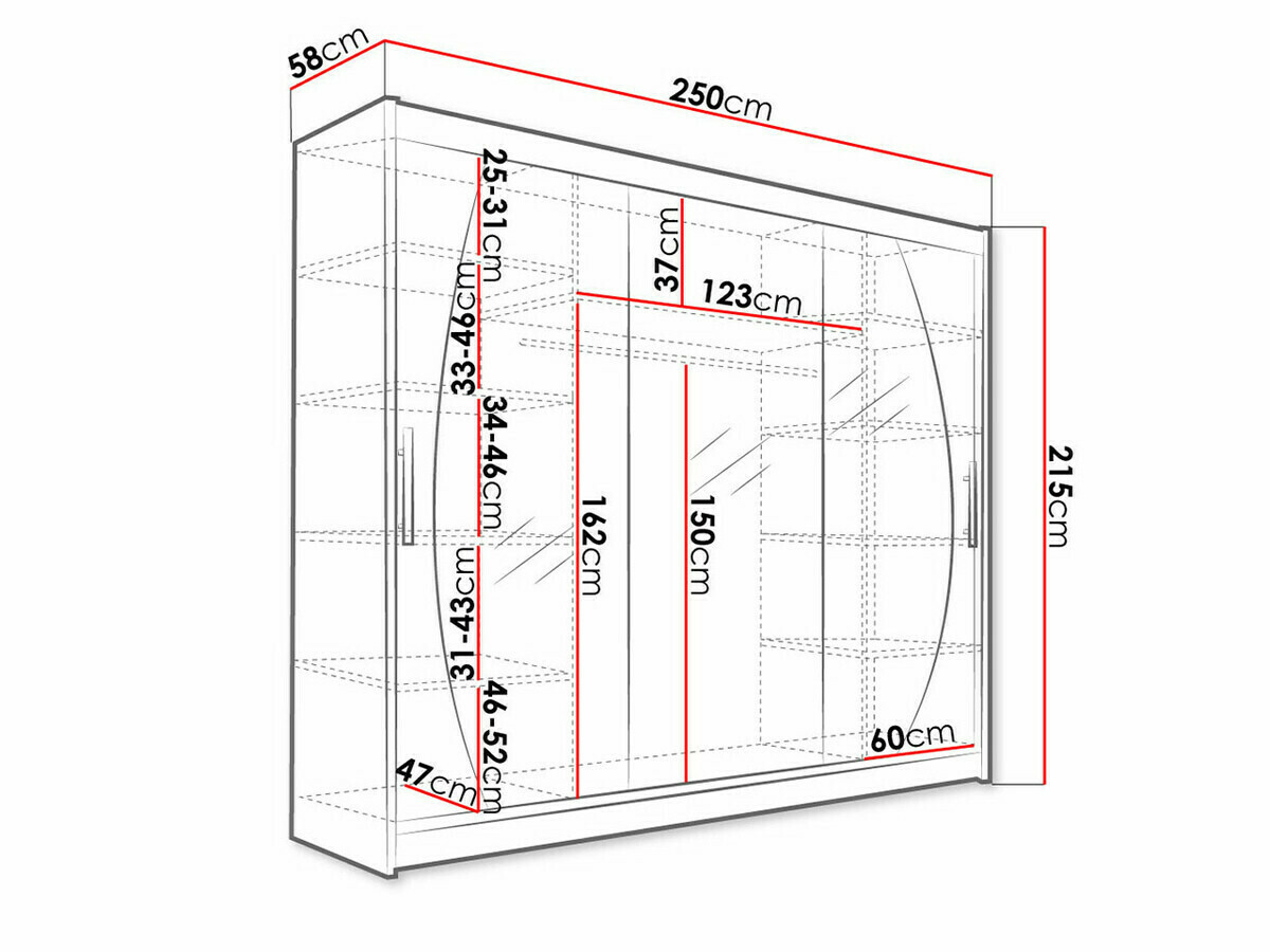 Ormar Closico Ordo V (Bijela)