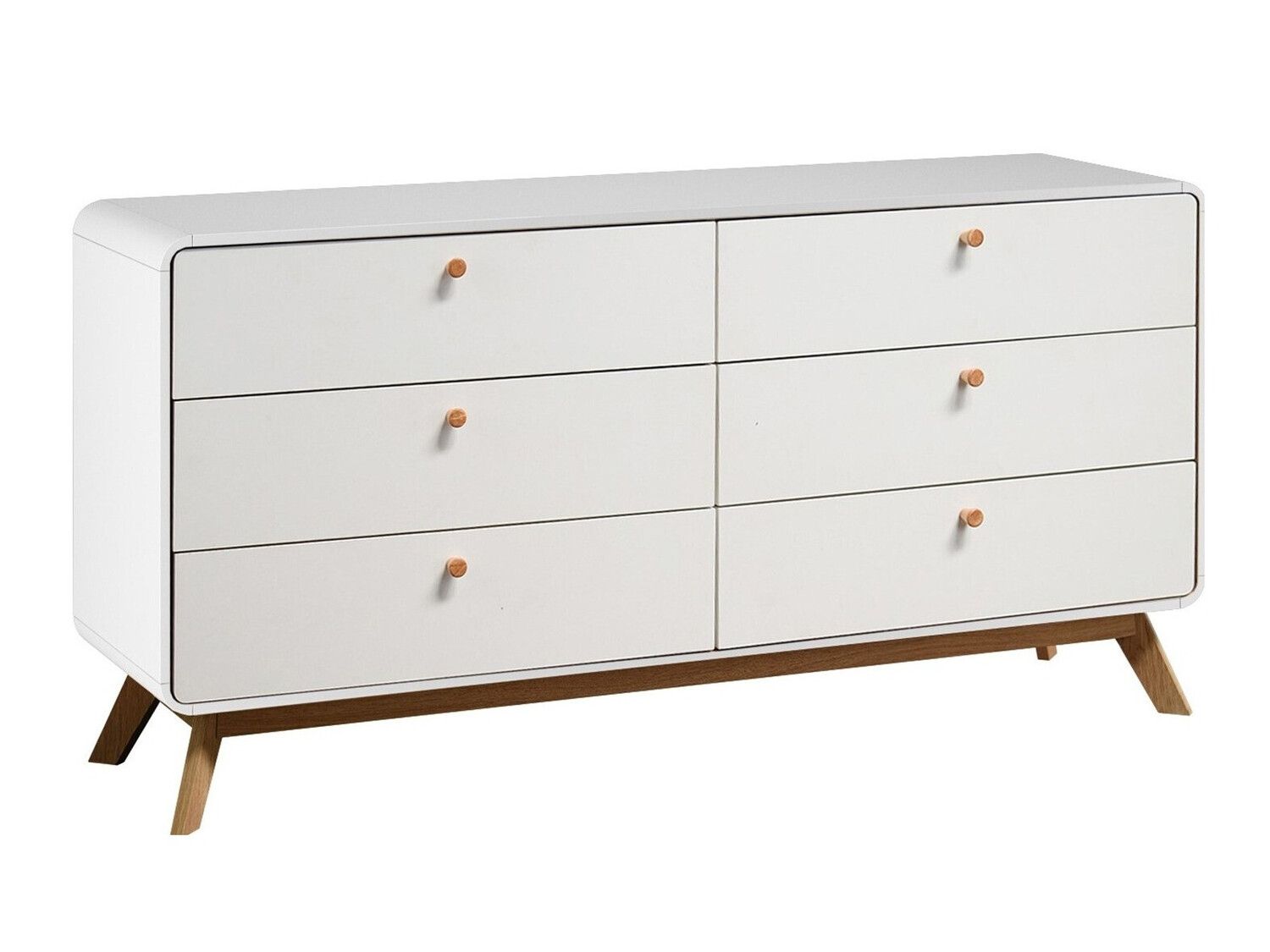 Komoda Elbtena 101 (Bijela + Hrast)