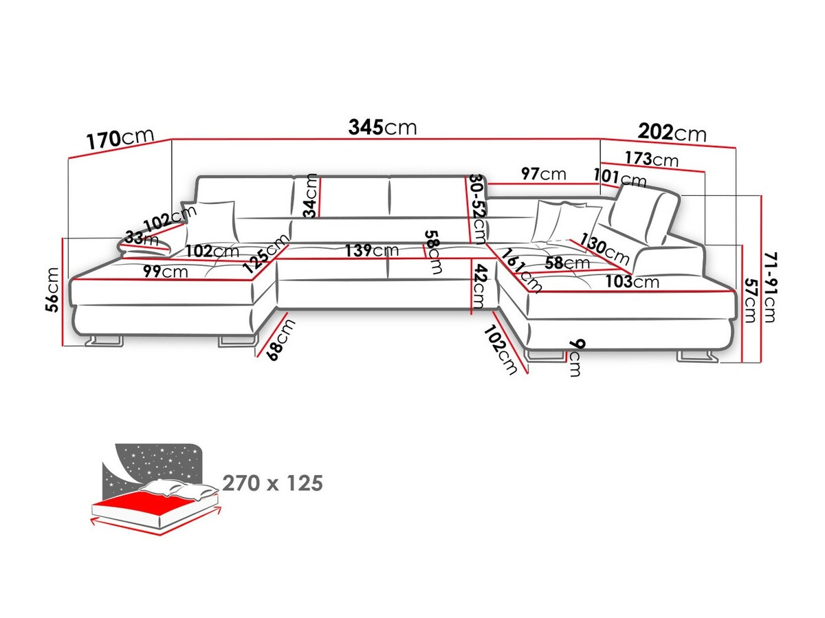 Kutna garnitura Comfivo 241 (Terra 05 + Terra 15)