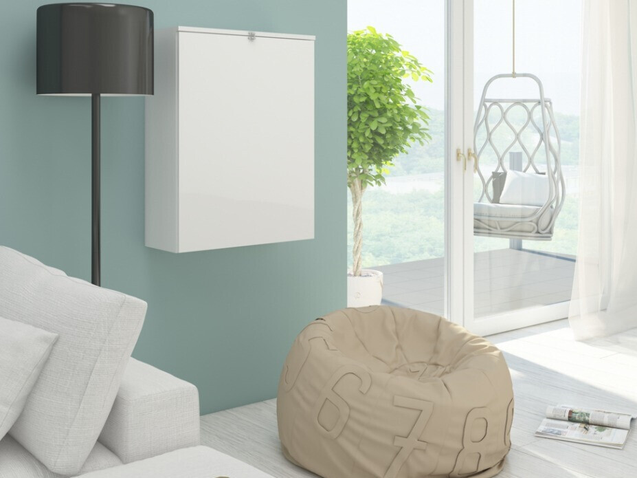 Uredski stol Gilroy 102 (Bijela + Sjajno bijela)