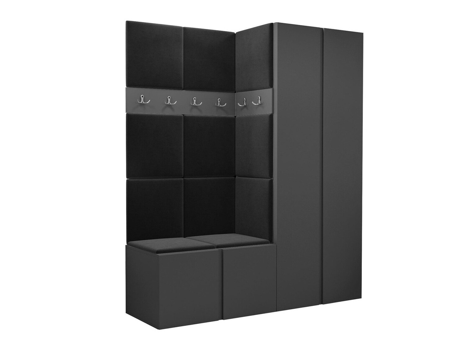 Set za hodnik Hartford 266 (Grafit)