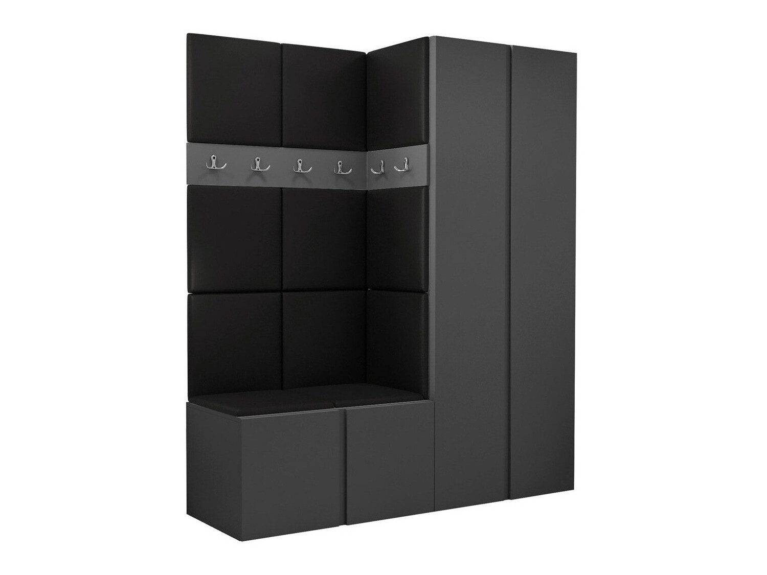 Set za hodnik Hartford 266 (Grafit)